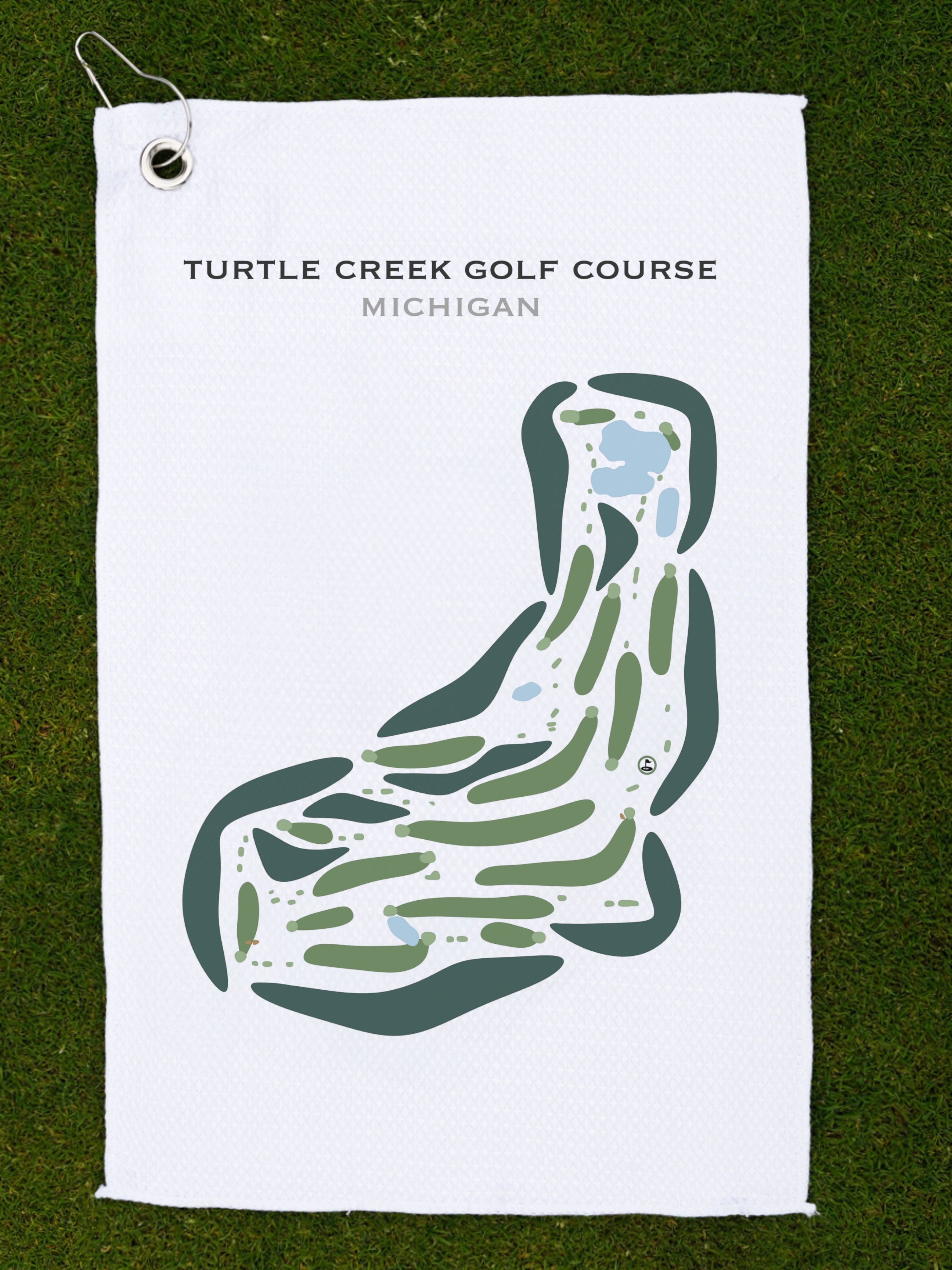 Turtle Creek Golf Course, Michigan - Printed Golf Courses