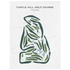 Turtle Hill Golf Course, Texas - Printed Golf Courses