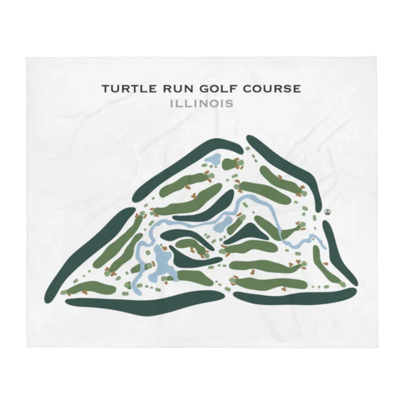 Turtle Run Golf Course, Illinois - Printed Golf Courses