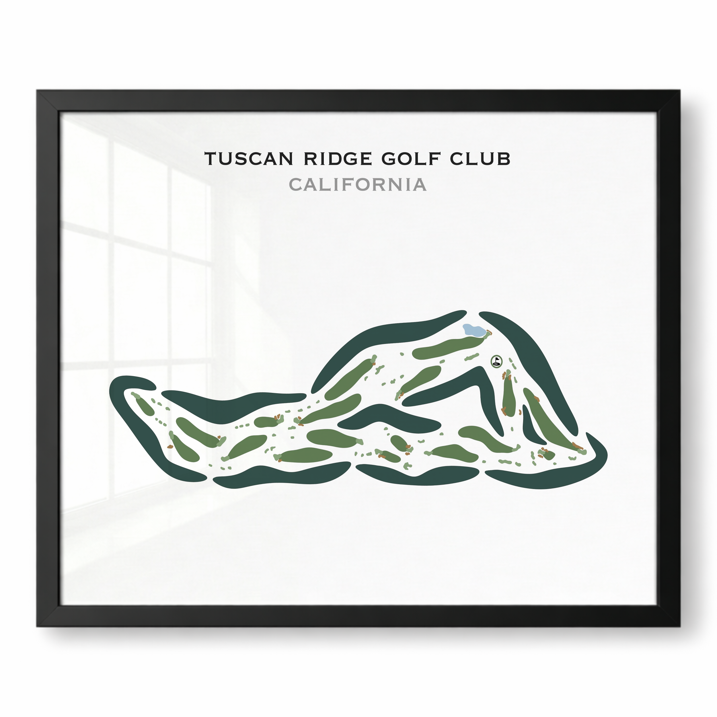 Tuscan Ridge Golf Club, California - Printed Golf Courses