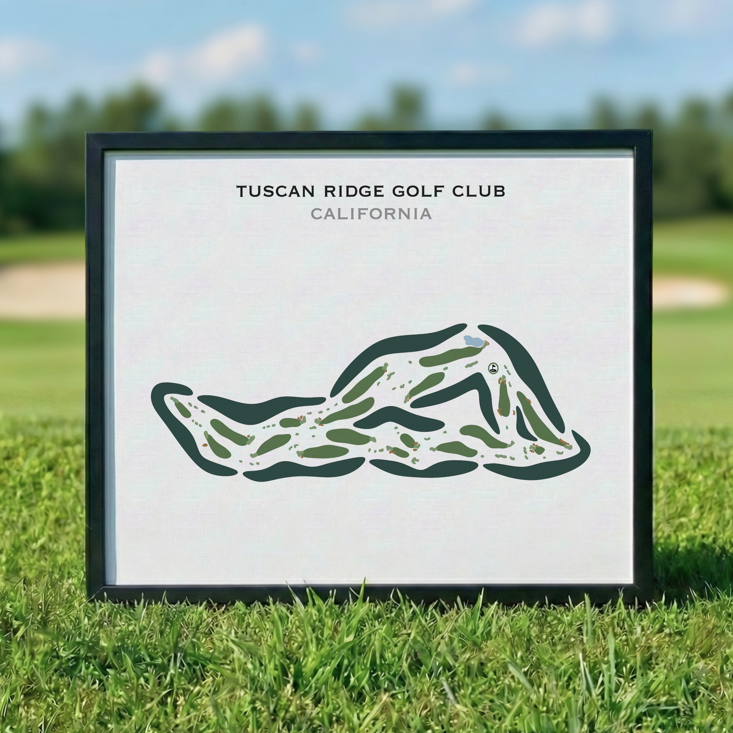 Tuscan Ridge Golf Club, California - Printed Golf Courses