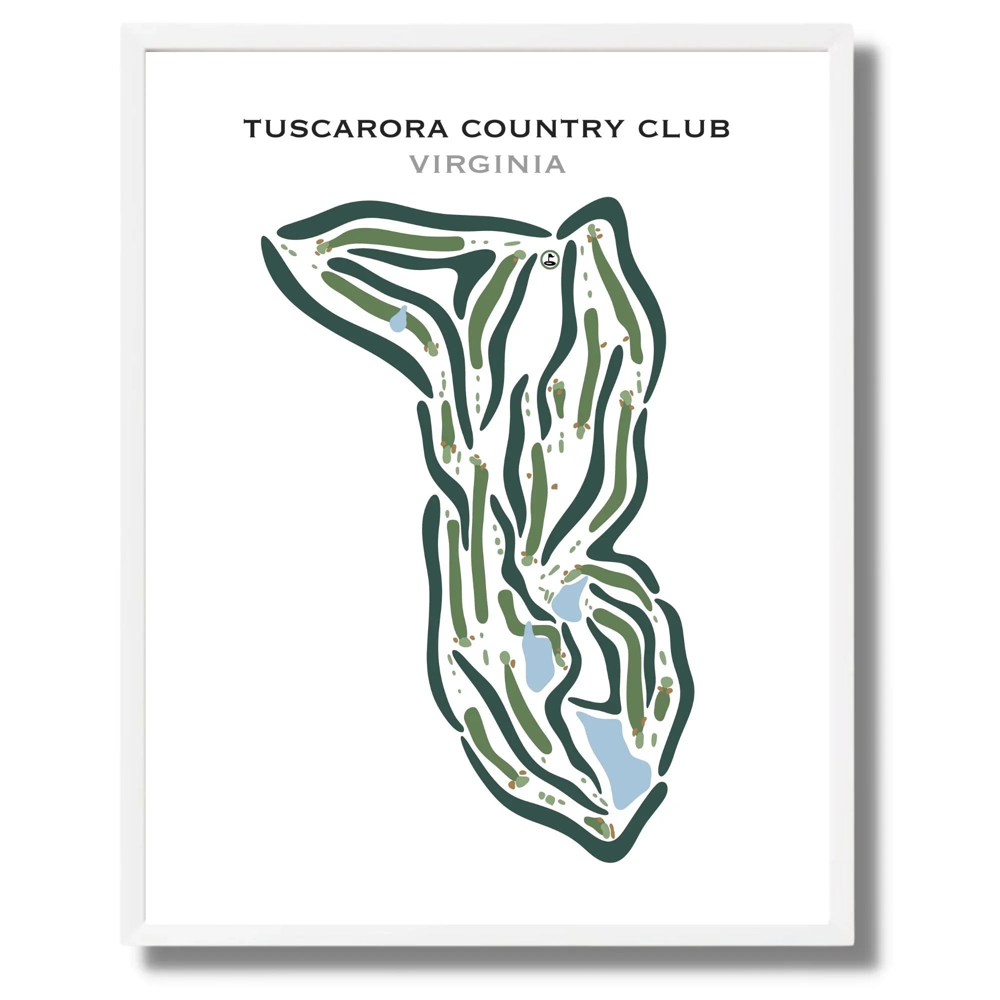 Tuscarora Country Club, Virginia - Printed Golf Courses