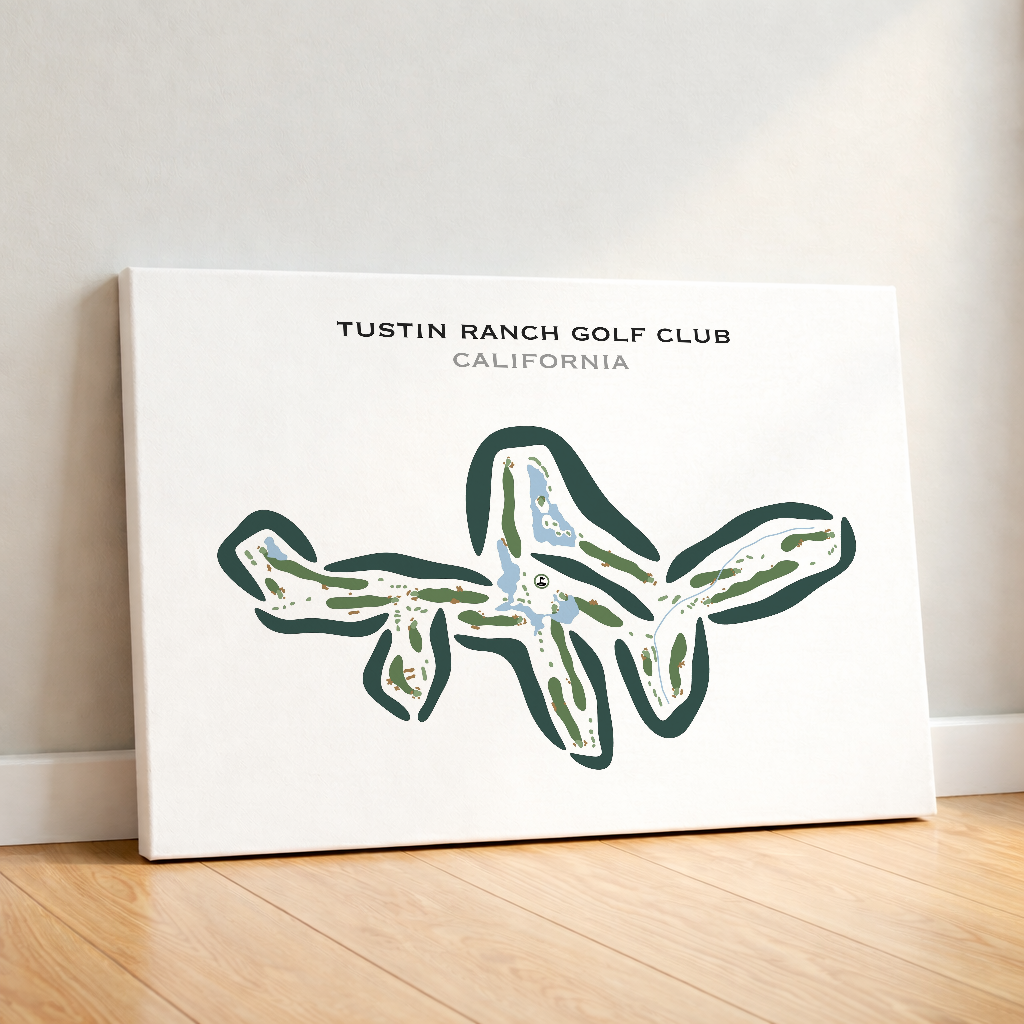 Tustin Ranch Golf Club, California - Printed Golf Courses