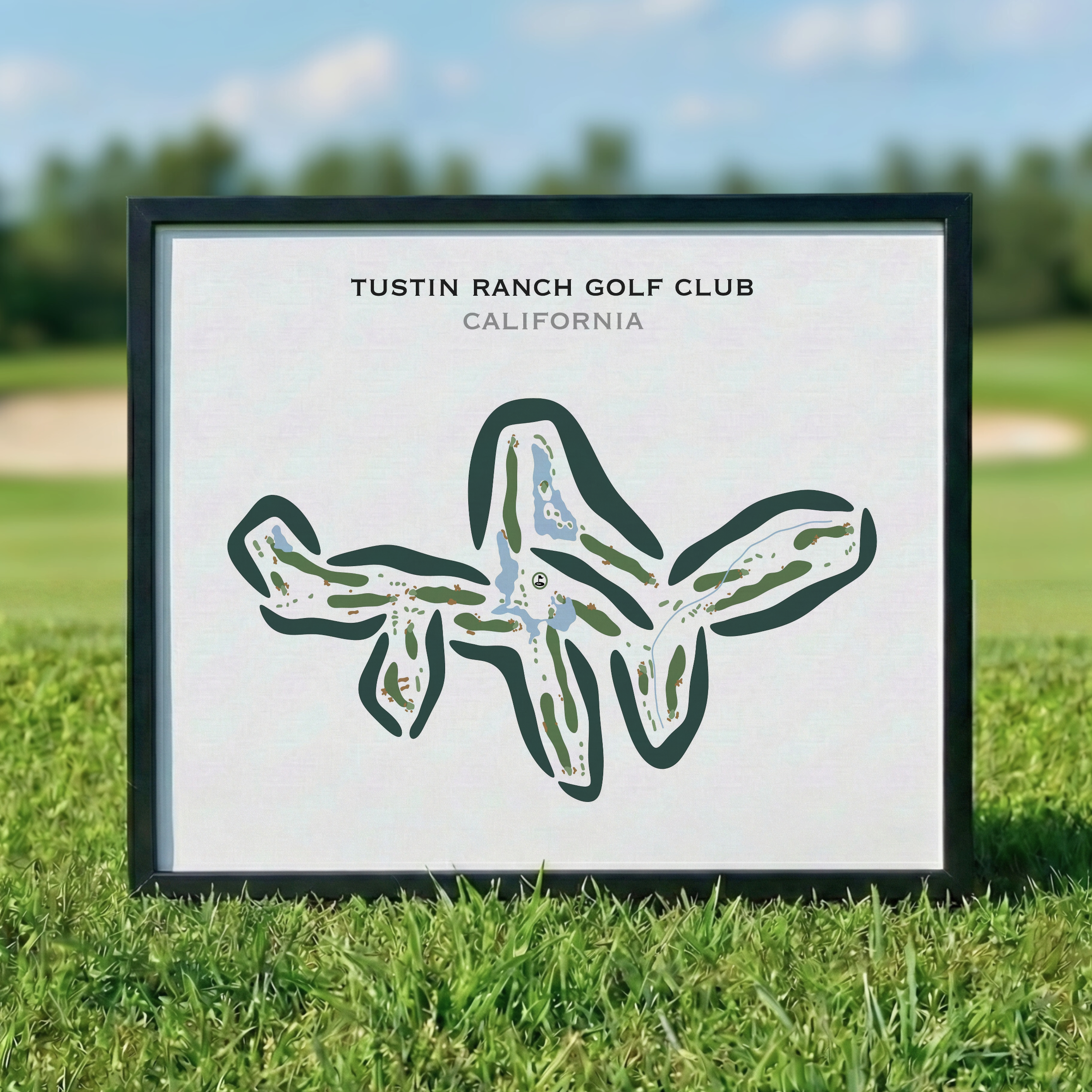 Tustin Ranch Golf Club, California - Printed Golf Courses