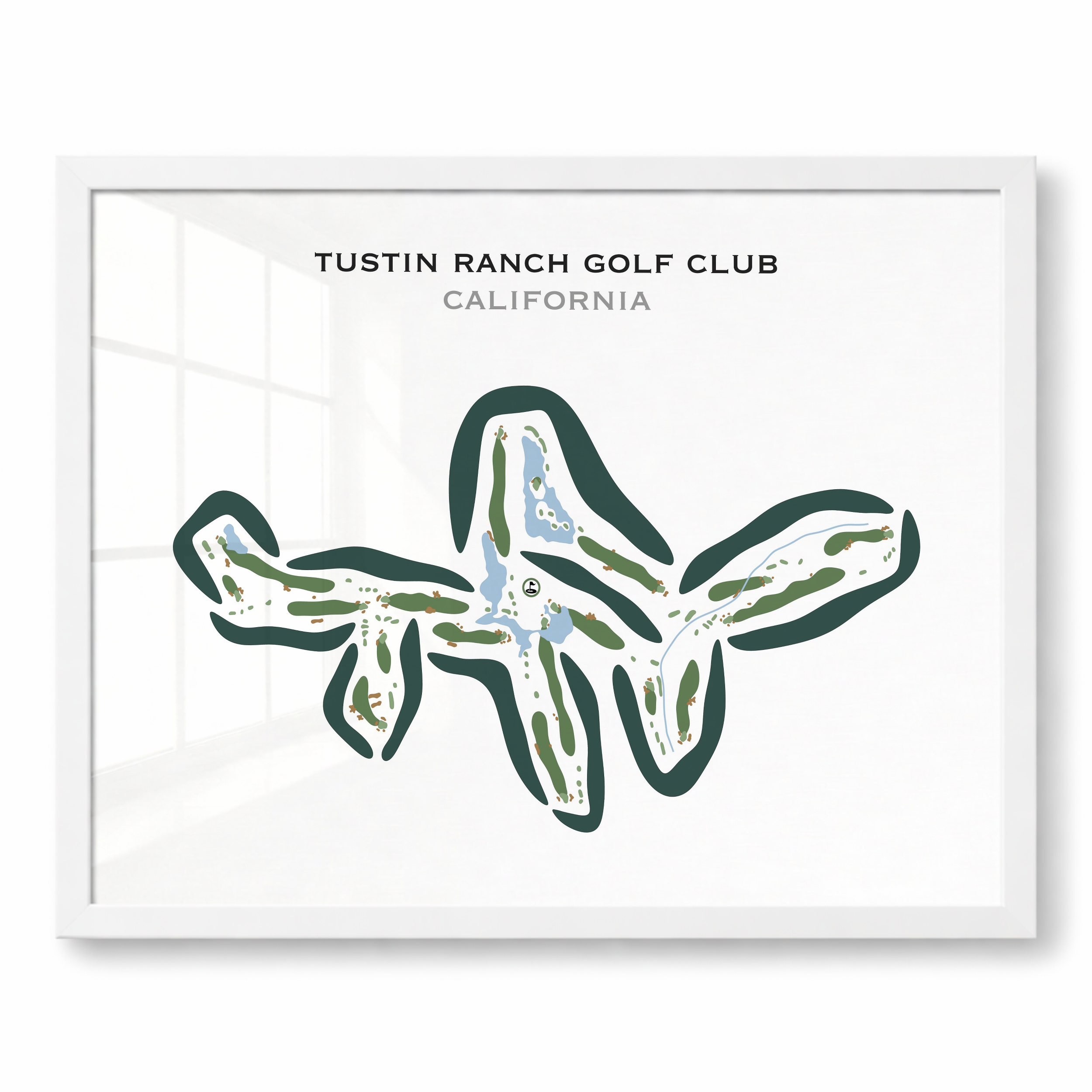 Tustin Ranch Golf Club, California - Printed Golf Courses