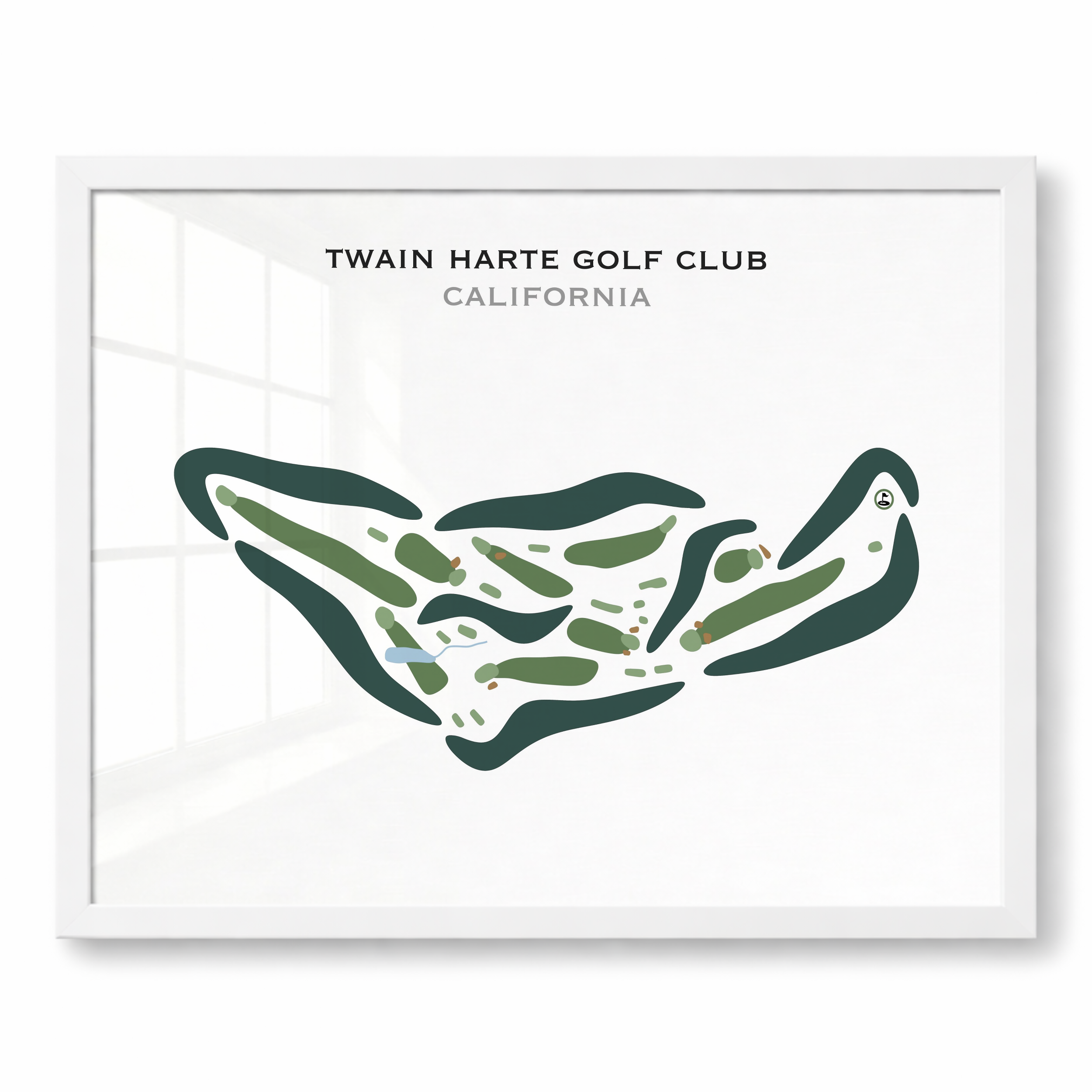 Twain Harte Golf Club, California - Printed Golf Courses