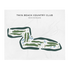 Twin Beach Country Club, Michigan - Printed Golf Courses
