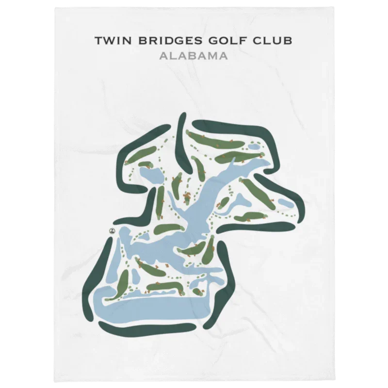 Twin Bridges Golf Club, Alabama - Printed Golf Courses