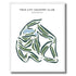 Twin City Country Club, Georgia - Printed Golf Course