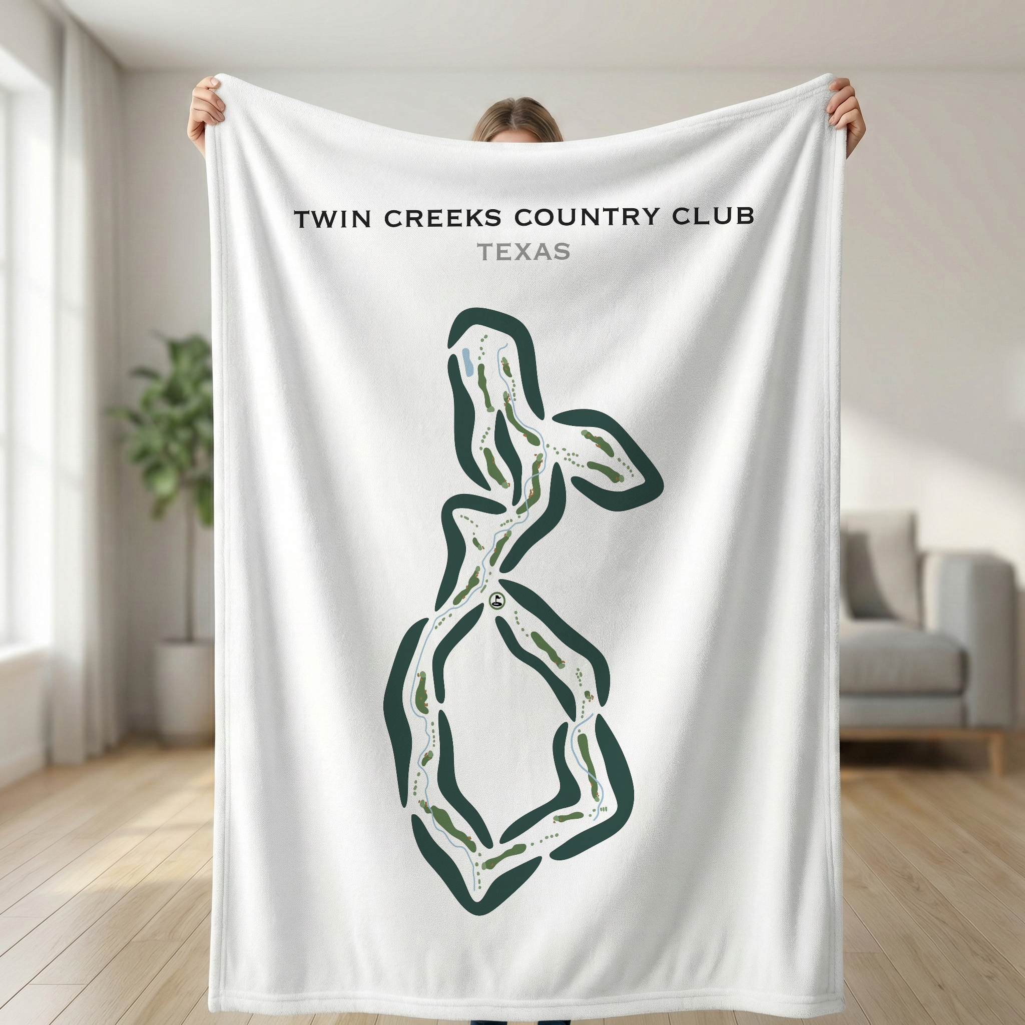 Twin Creeks Country Club, Texas - Printed Golf Course