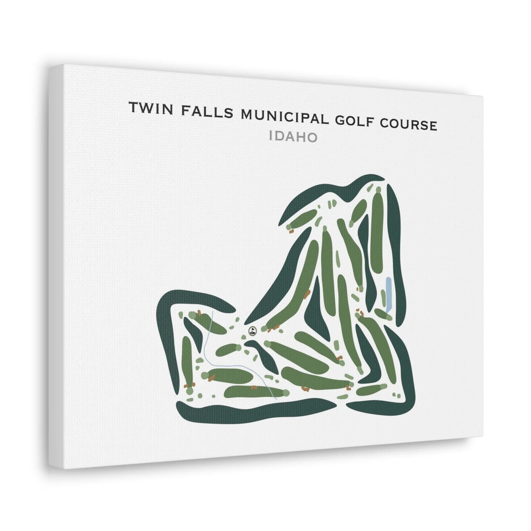 Twin Falls Municipal Golf Course, Idaho - Printed Golf Courses