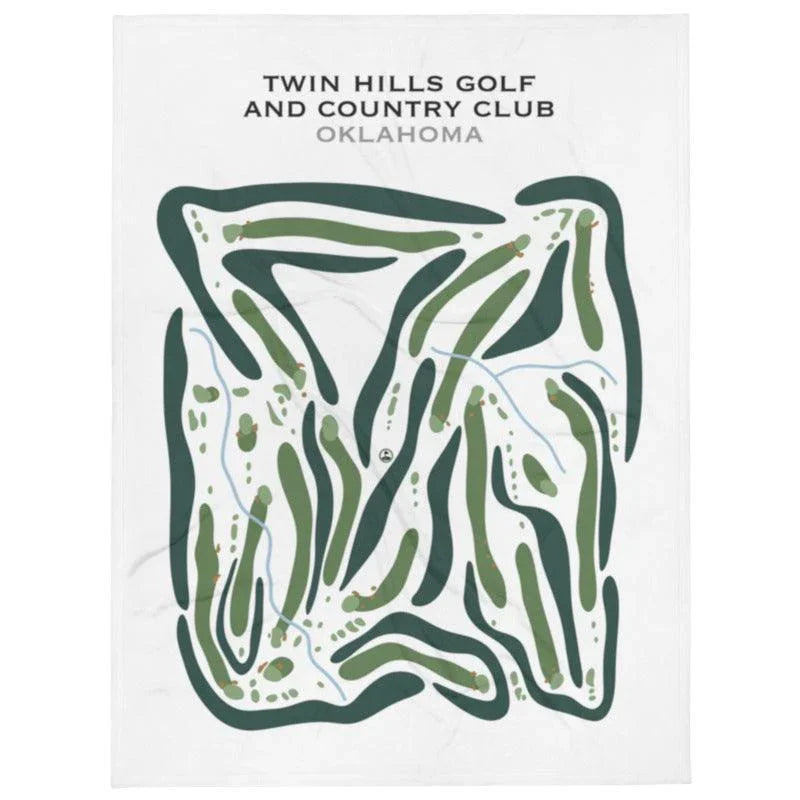 Twin Hills Golf & County Club, Oklahoma - Printed Golf Courses