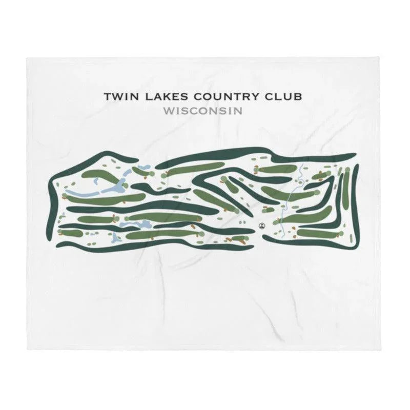 Twin Lakes Country Club, Wisconsin - Printed Golf Courses