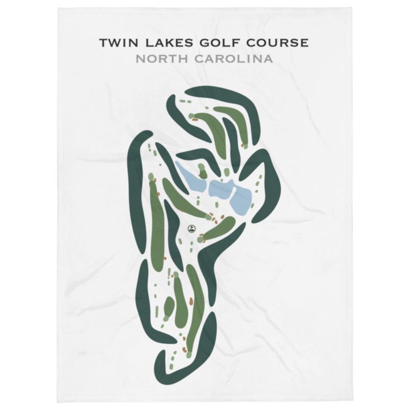 Twin Lakes Golf Course, North Carolina - Printed Golf Courses