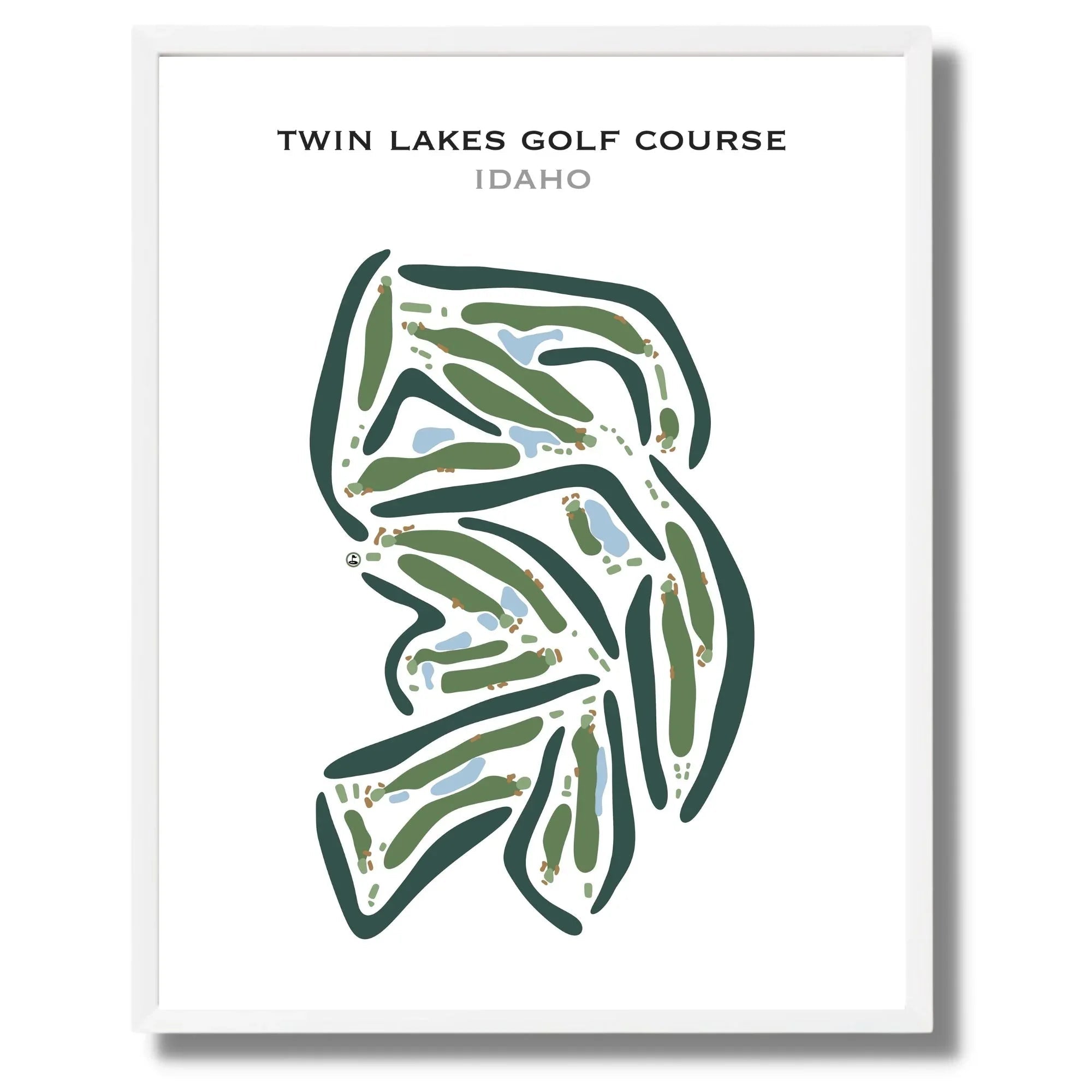 Twin Lakes Golf Course, Idaho - Printed Golf Courses