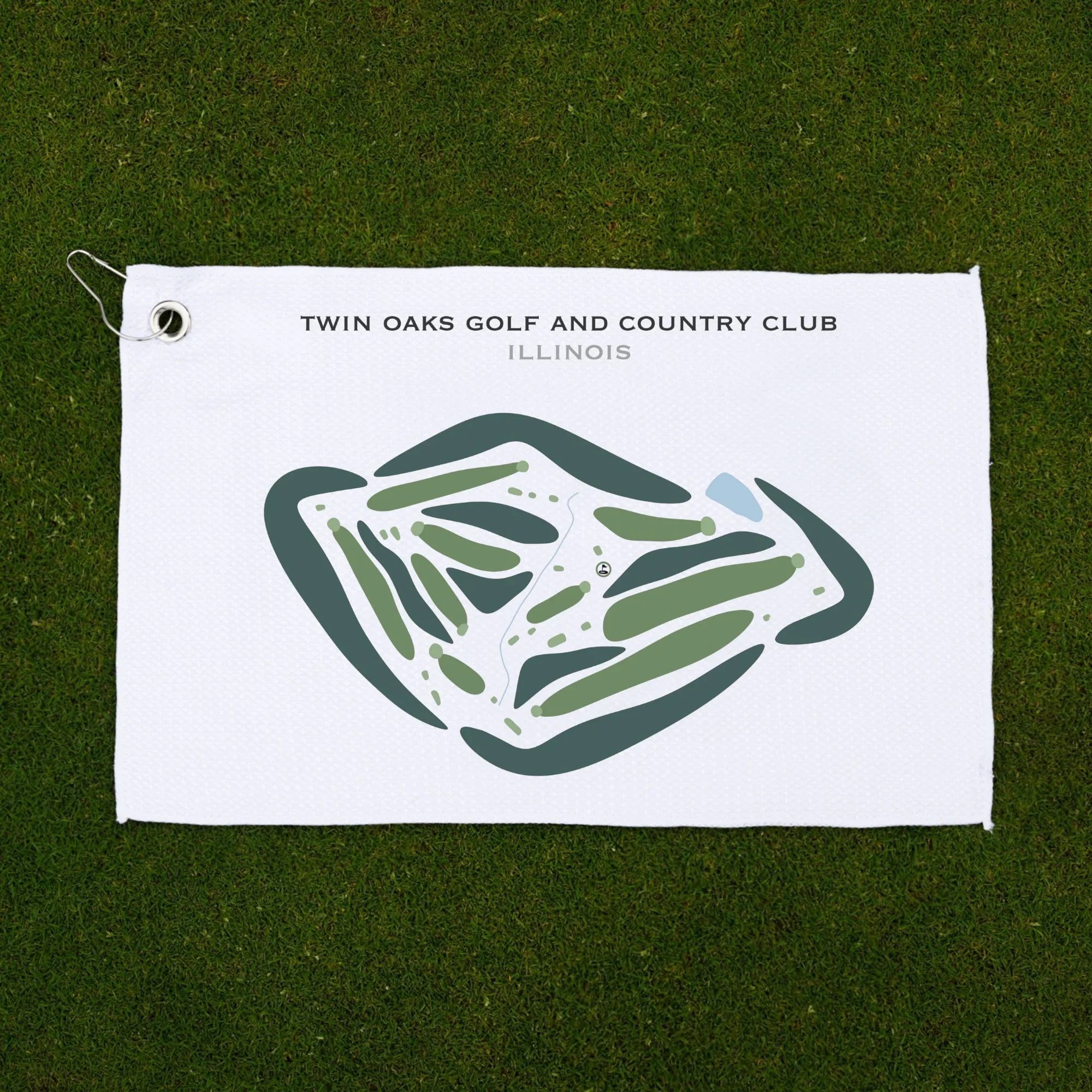 Twin Oaks Golf and Country Club, Illinois - Printed Golf Courses