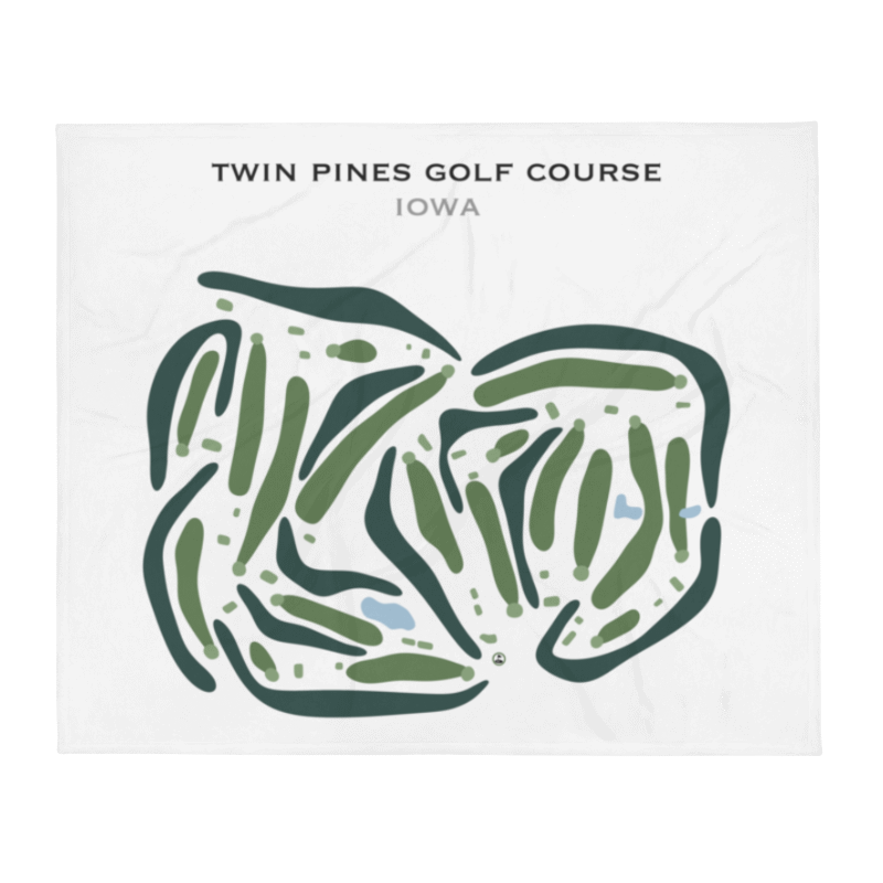 Twin Pines Golf Course, Iowa - Printed Golf Courses