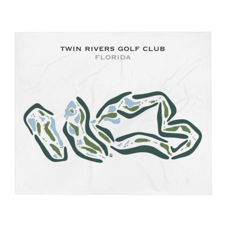 Twin Rivers Golf Club, Florida - Printed Golf Courses