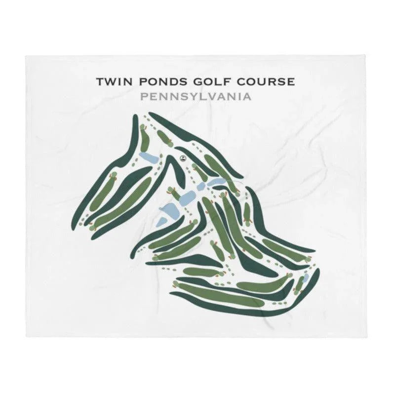 Twin Ponds Golf Course, Pennsylvania - Printed Golf Courses