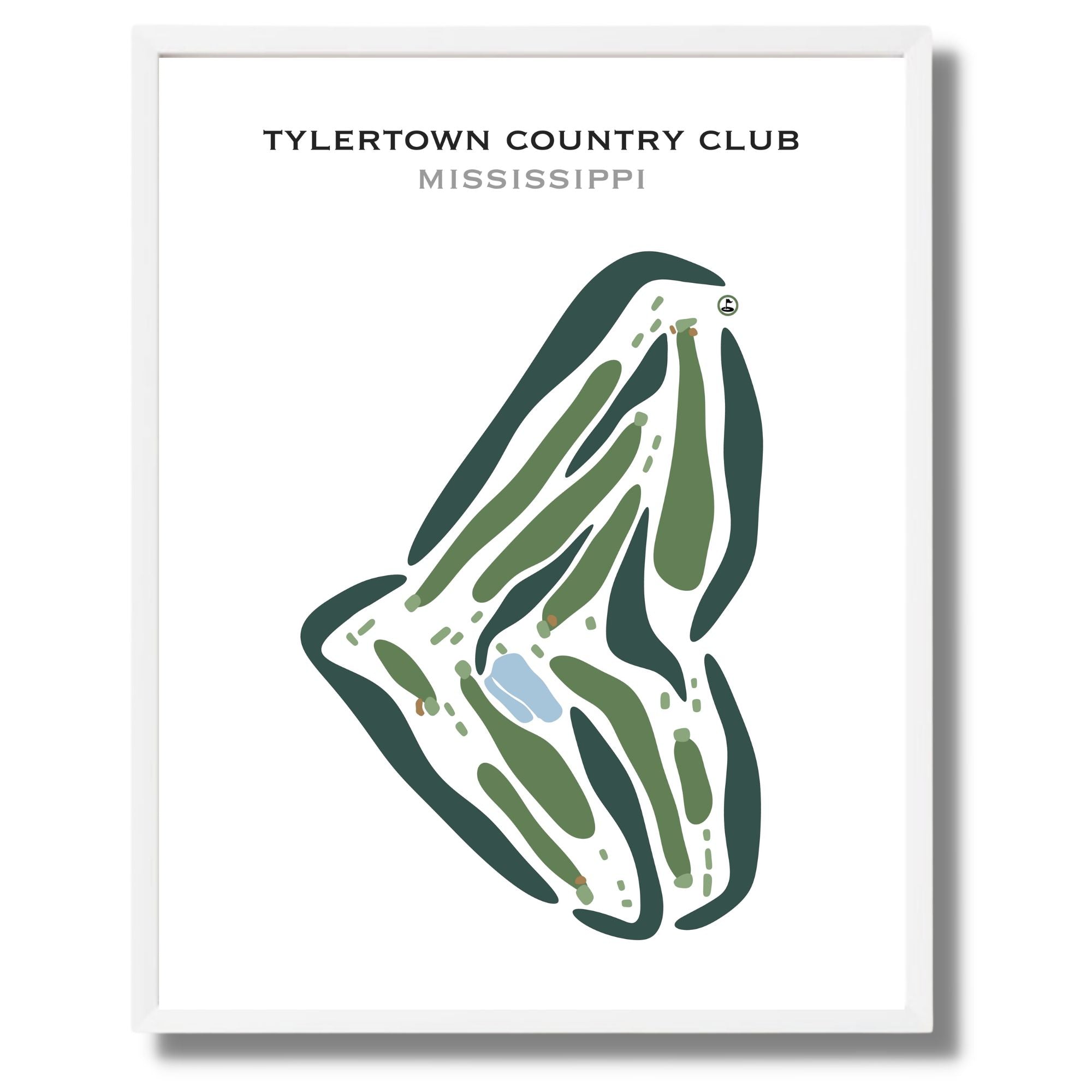 Tylertown Country Club, Mississippi - Printed Golf Courses