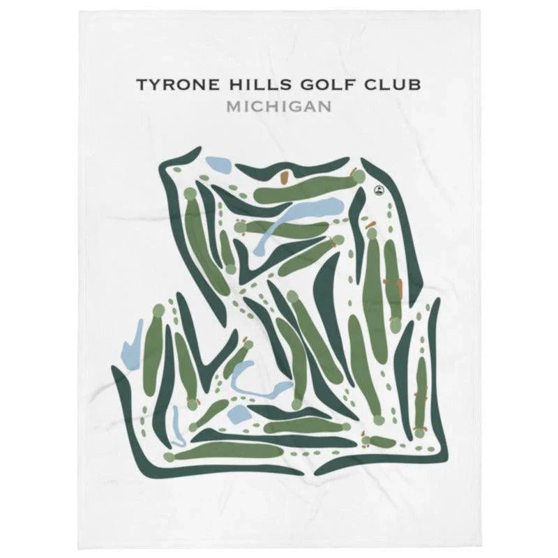 Tyrone Hills Golf Club, Michigan - Printed Golf Courses