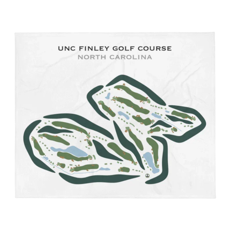 UNC Finley Golf Course, North Carolina - Printed Golf Course