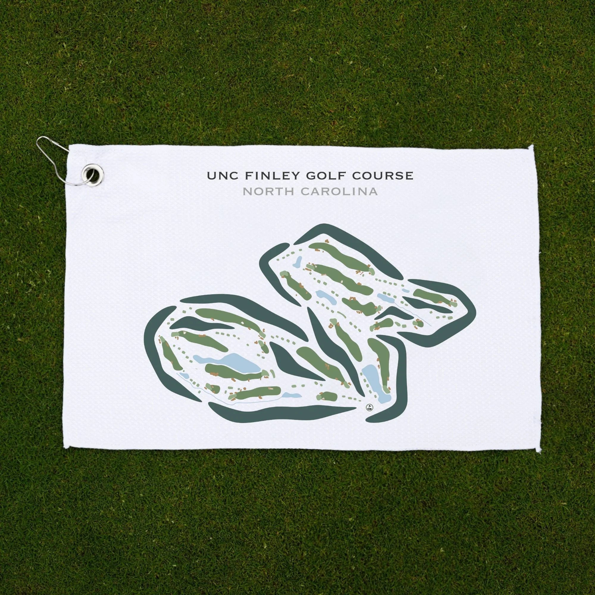 UNC Finley Golf Course, North Carolina - Printed Golf Course