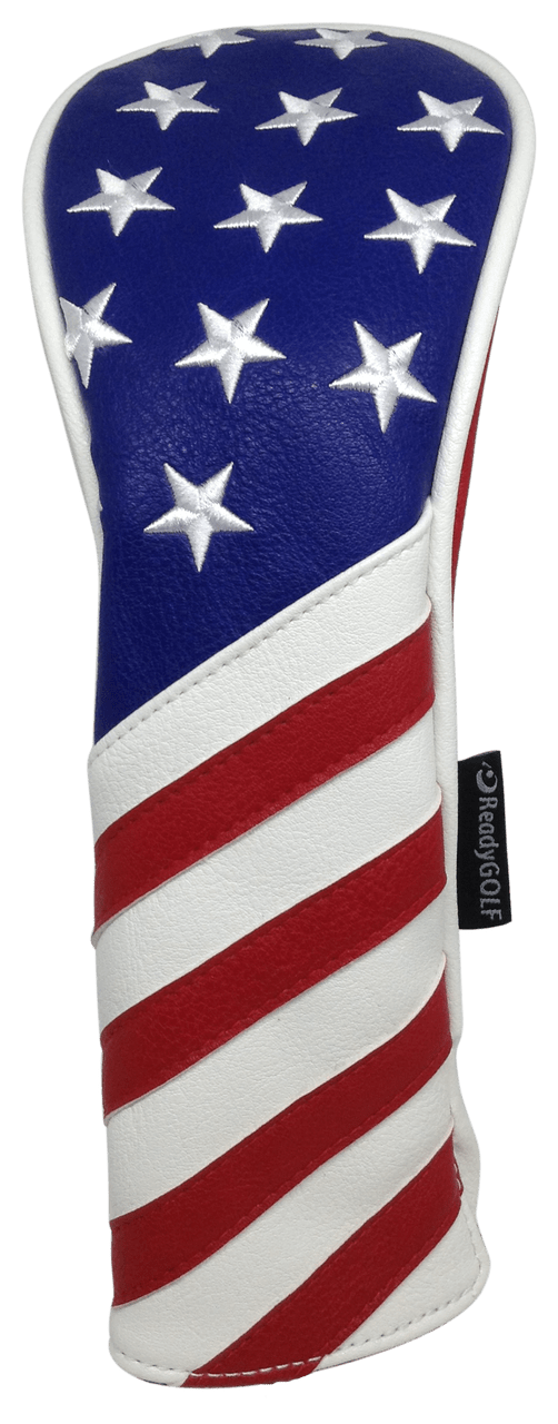 USA Flag Embroidered Hybrid Headcover by ReadyGOLF