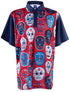 USA Sugar Skulls Mens Golf Polo Shirt by ReadyGOLF