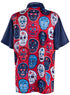 USA Sugar Skulls Mens Golf Polo Shirt by ReadyGOLF