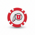 Officially Licensed Utah Utes Poker Chip Ball Marker