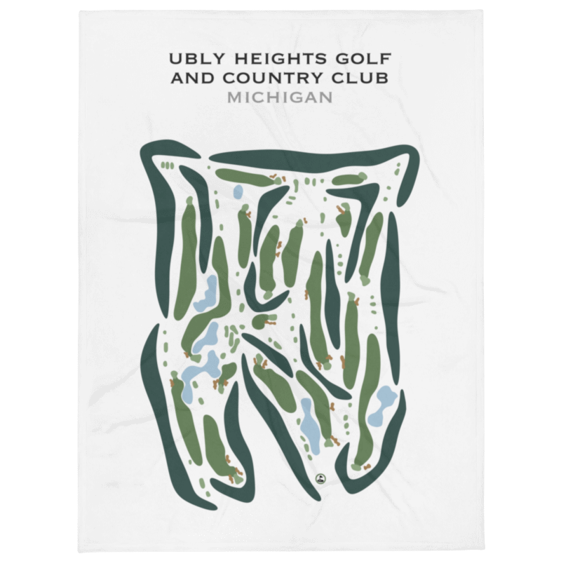 Ubly Heights Golf & Country Club, Michigan - Printed Golf Courses