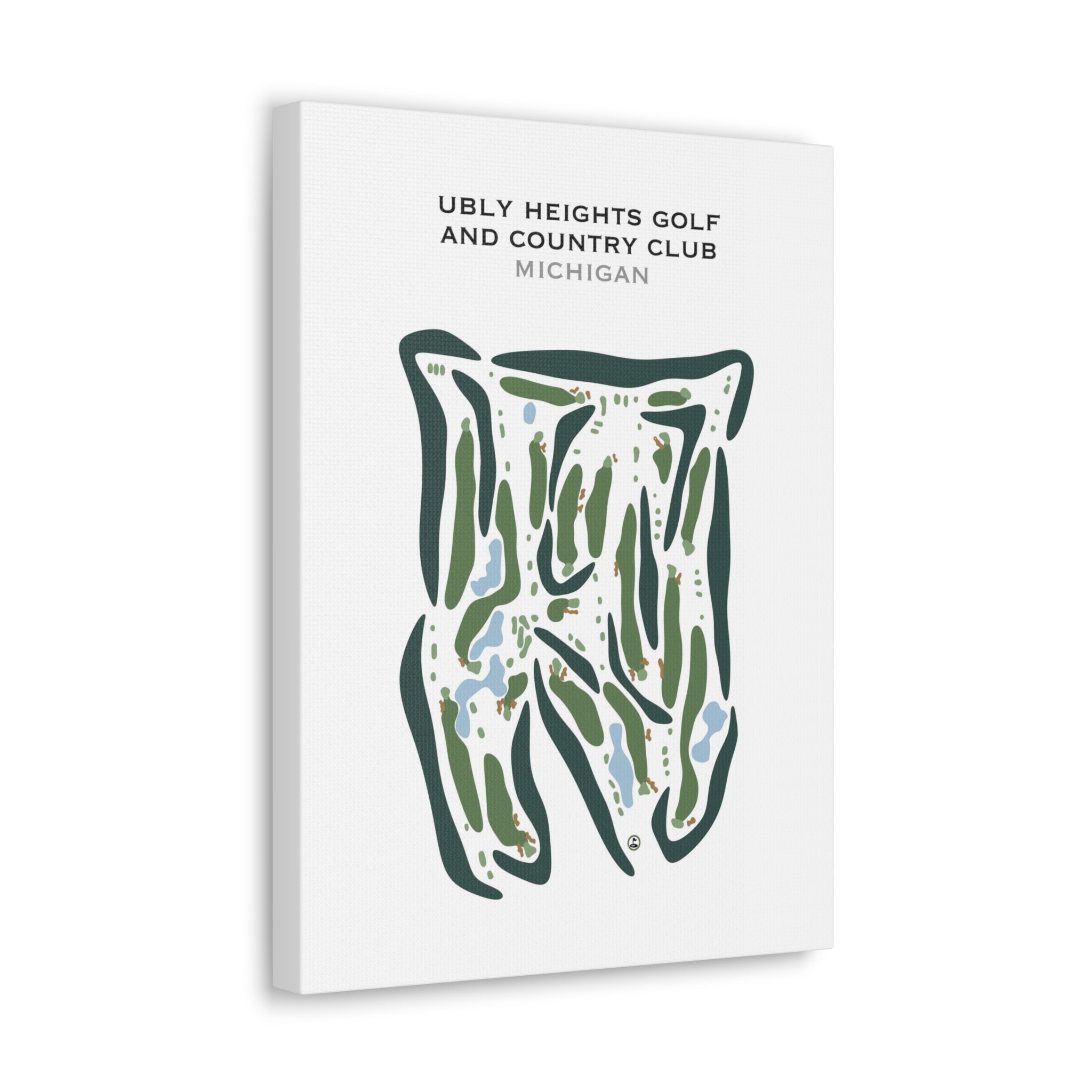 Ubly Heights Golf & Country Club, Michigan - Printed Golf Courses