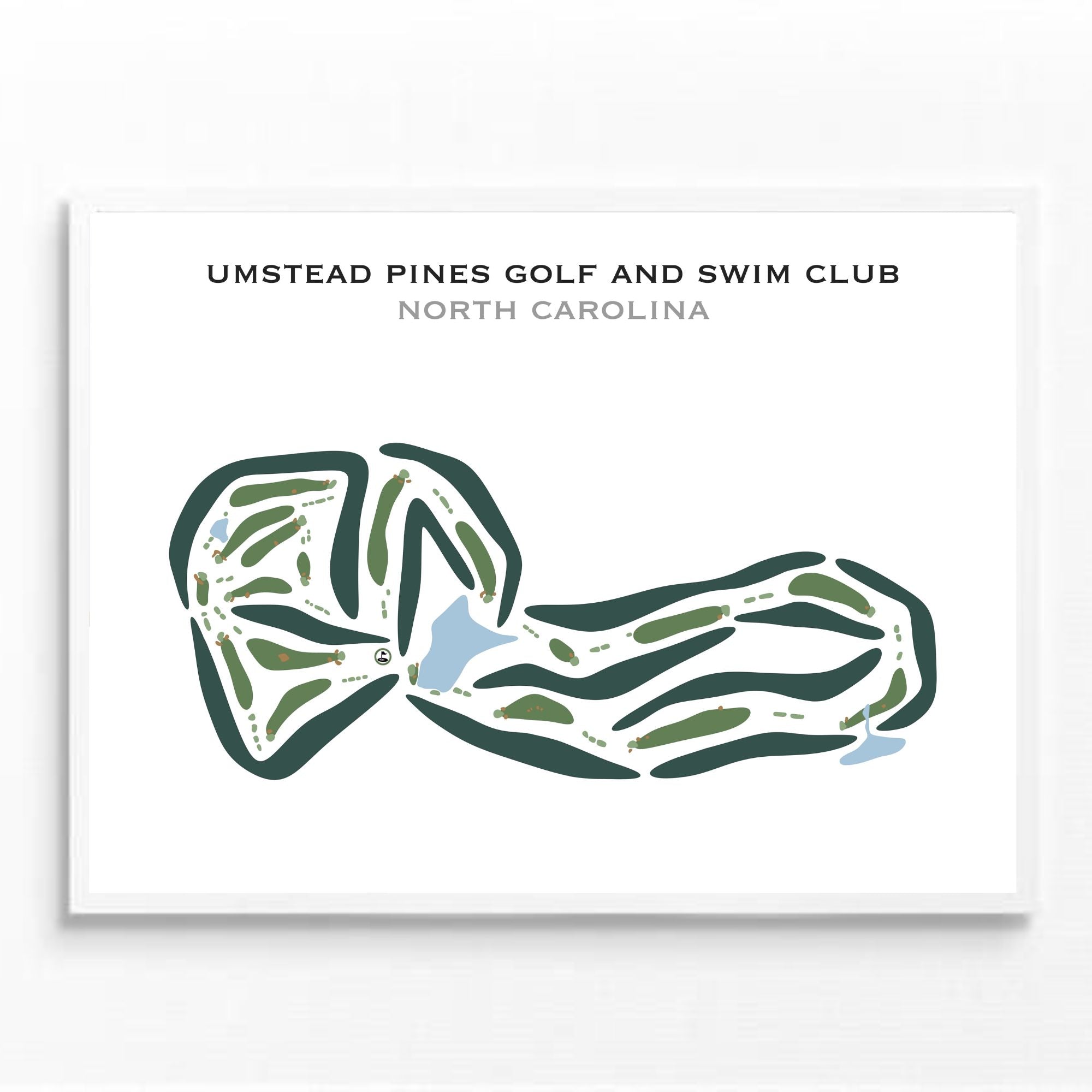 Umstead Pines Golf and Swim Club, North Carolina - Printed Golf Courses