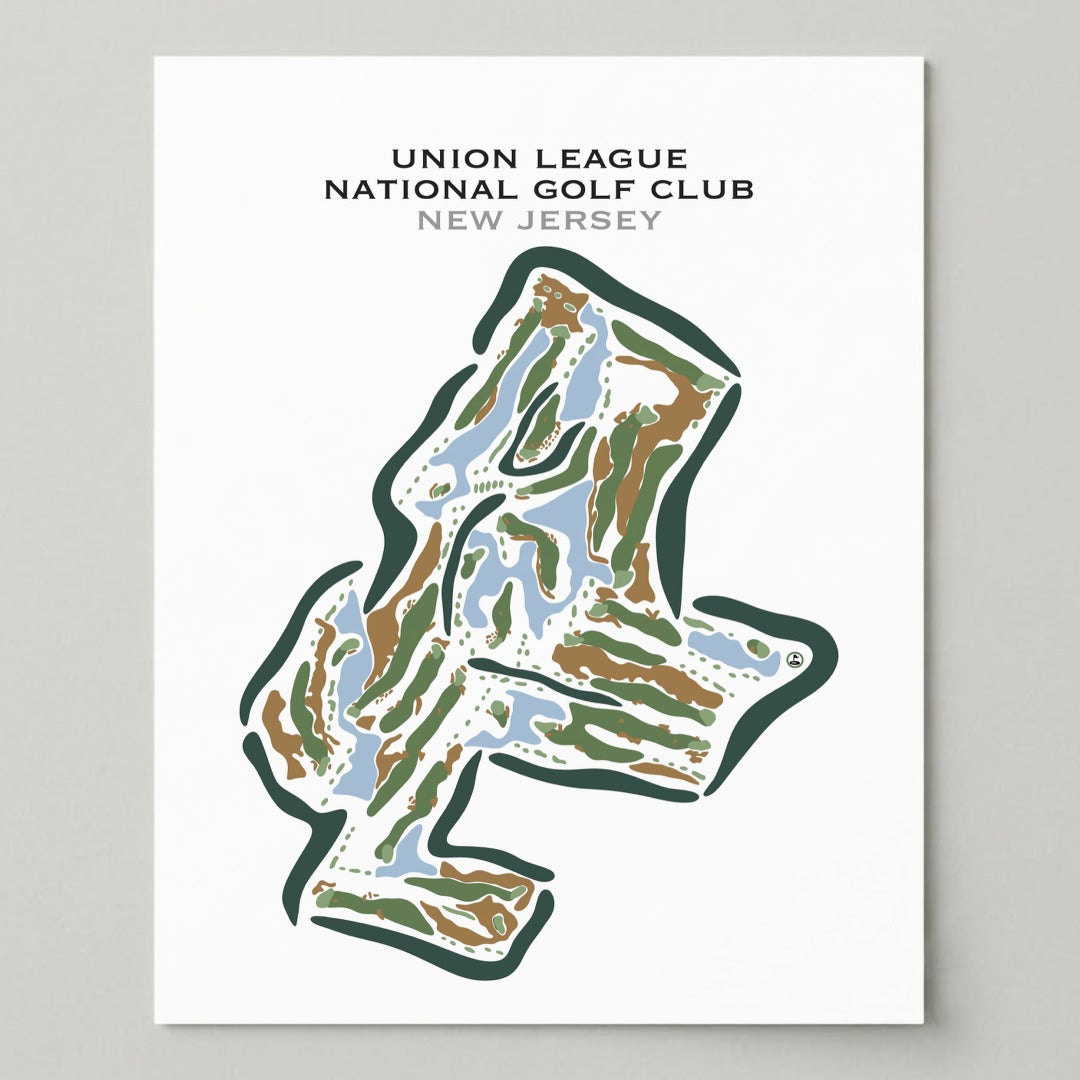 Union League National Golf Club, New Jersey - Printed Golf Courses