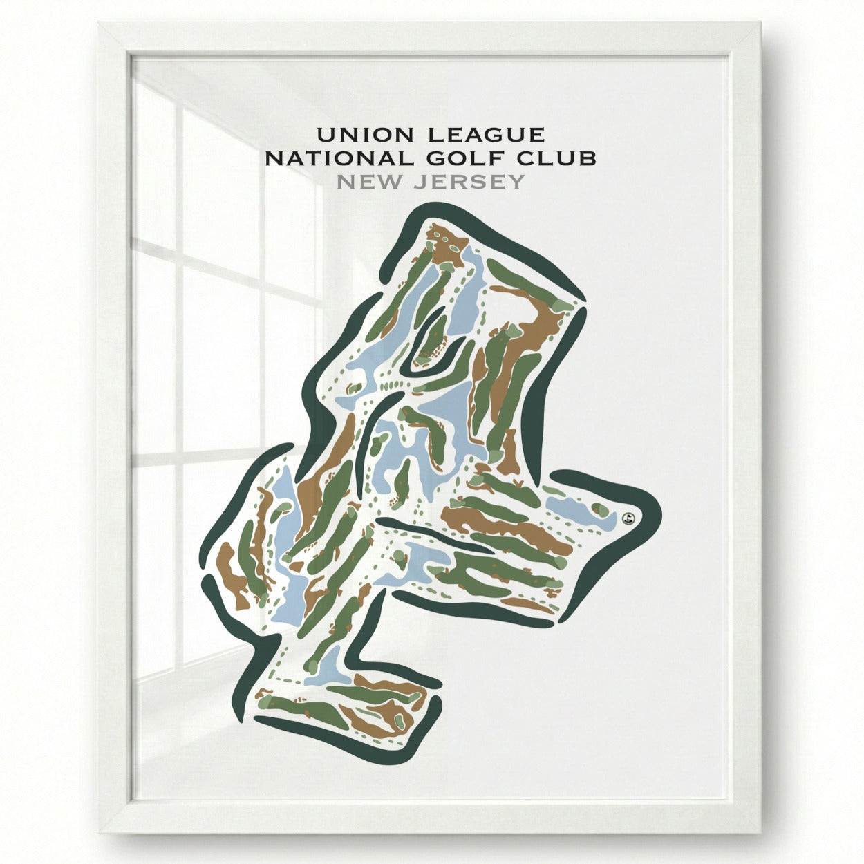 Union League National Golf Club, New Jersey - Printed Golf Courses