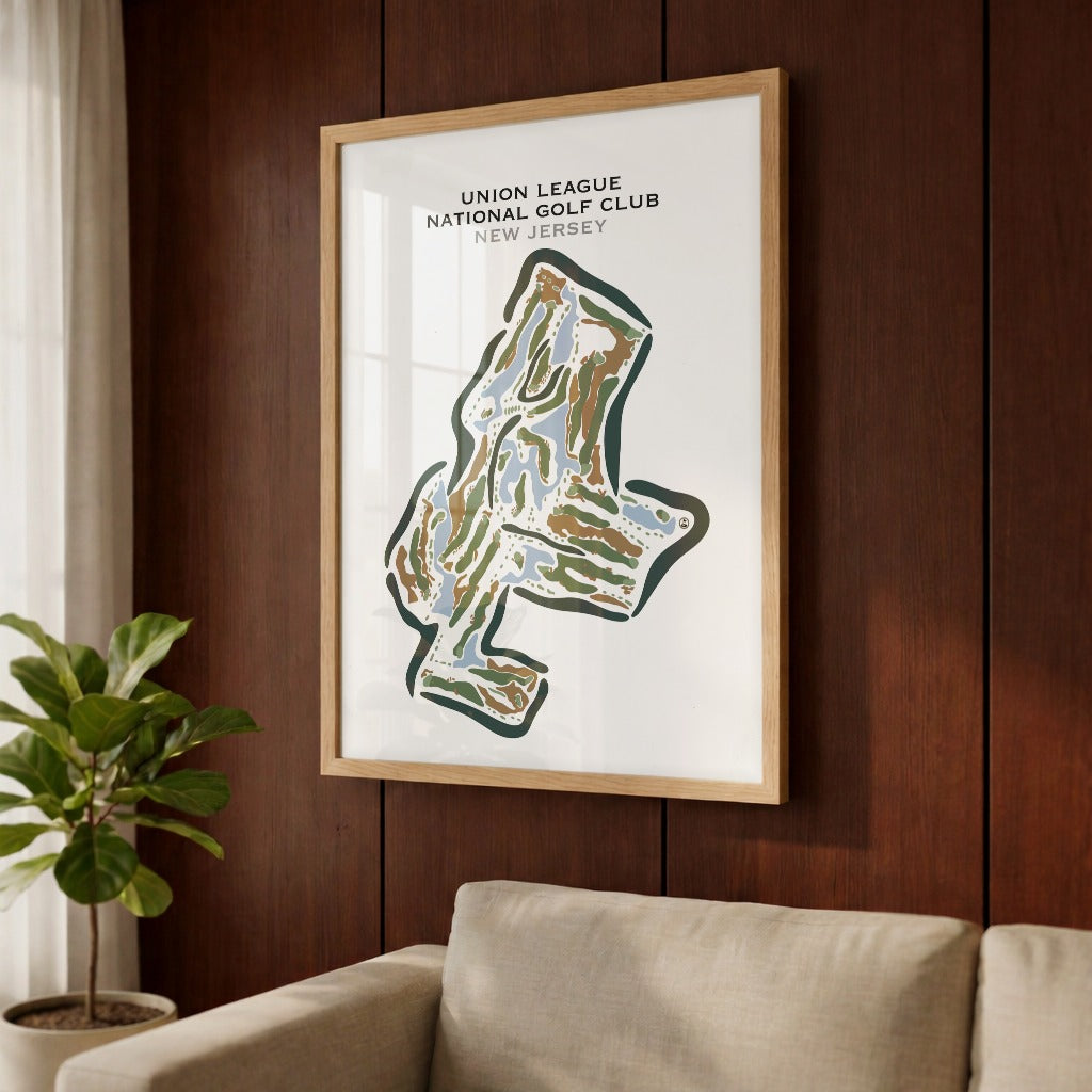 Union League National Golf Club, New Jersey - Printed Golf Courses