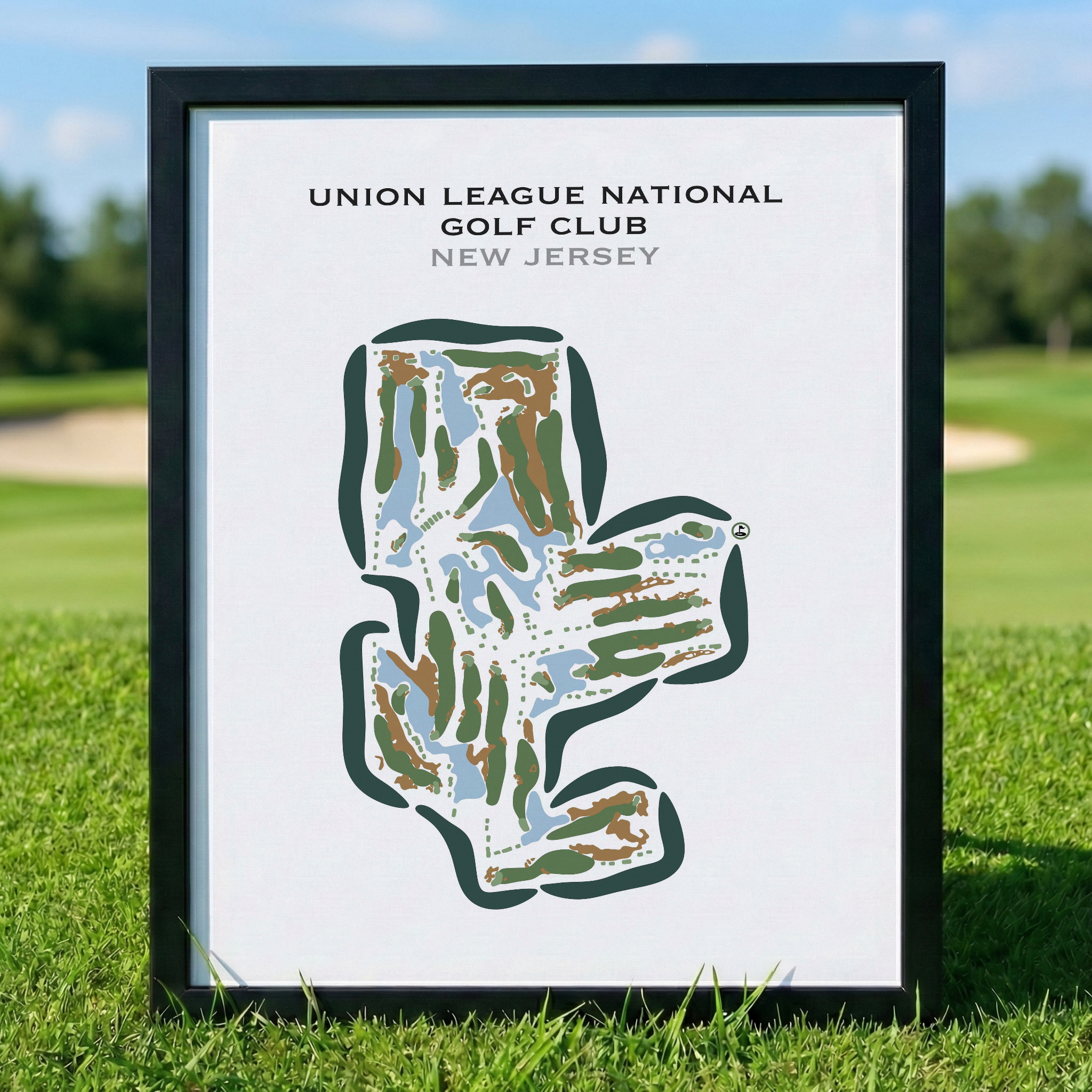 Union League National Golf Club, New Jersey - Printed Golf Courses
