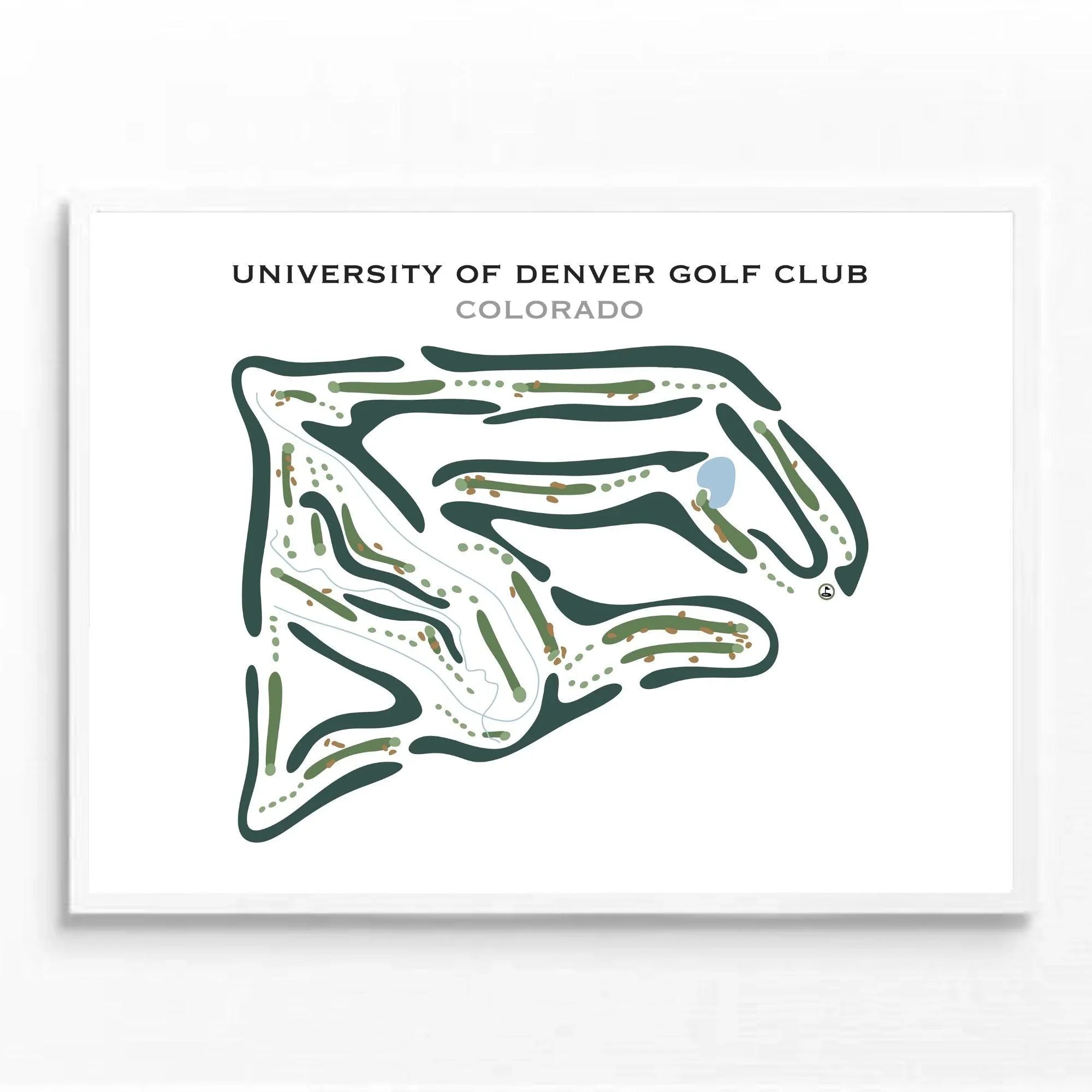 The University of Denver Golf Club, Colorado - Printed Golf Courses