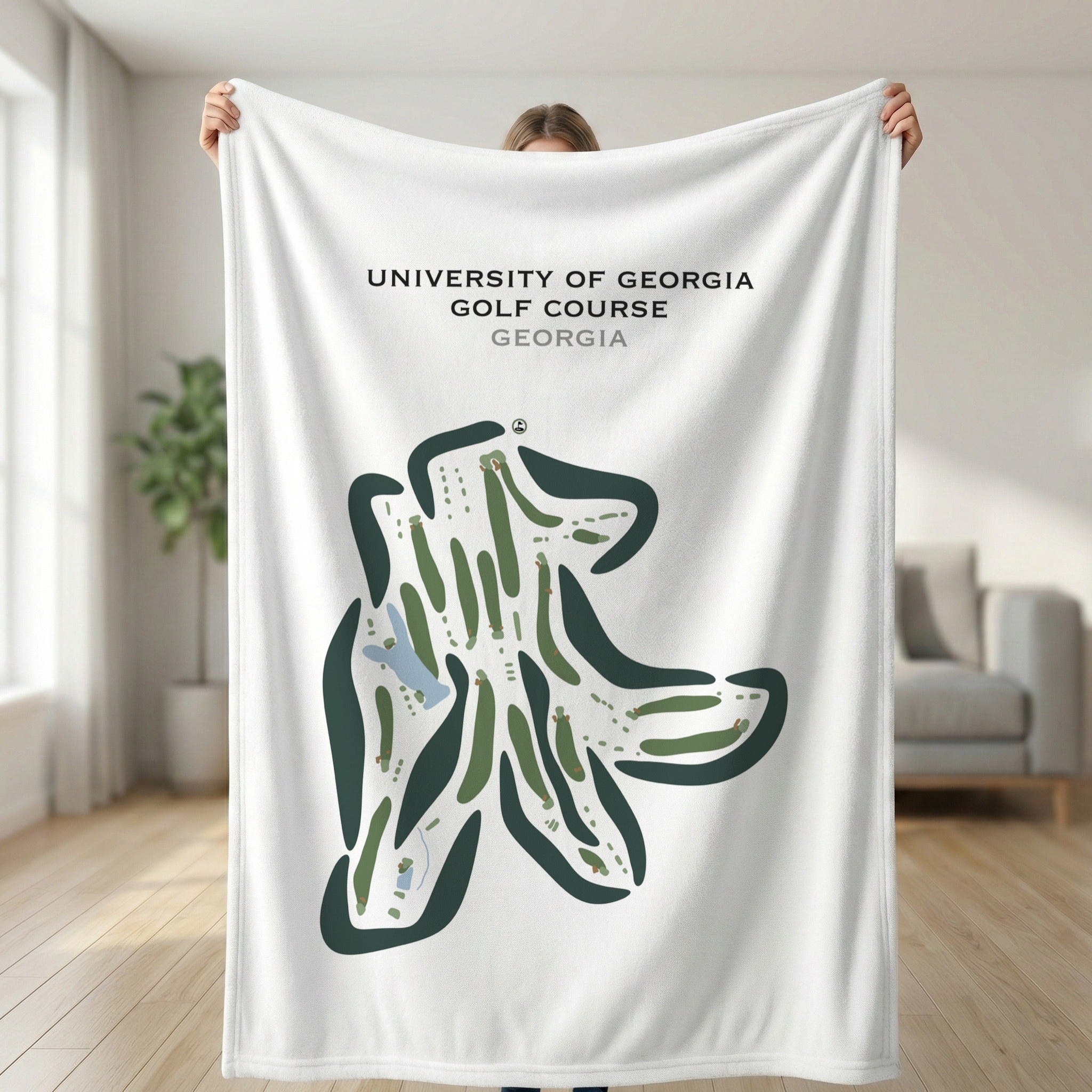 University of Georgia Golf Course, Georgia - Printed Golf Courses