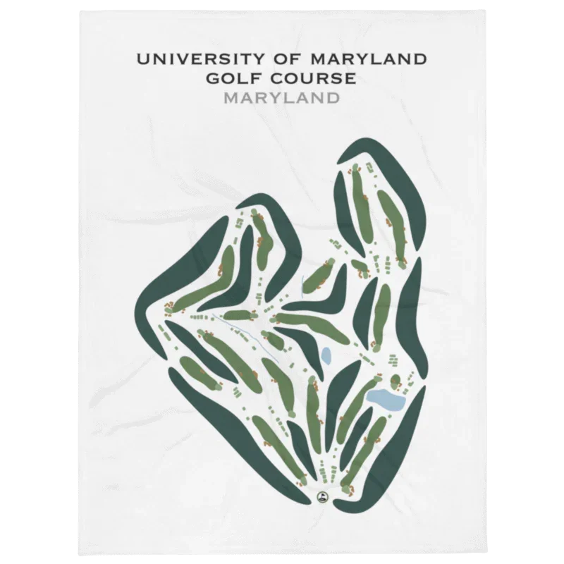 University of Maryland Golf Course, Maryland - Printed Golf Courses