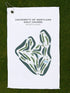 University of Maryland Golf Course, Maryland - Printed Golf Courses