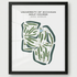 University of Michigan Golf Course, Michigan - Printed Golf Courses