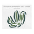 University of Montana Golf Course, Montana - Printed Golf Courses
