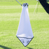 Magnetic Golf Towel with Ball Pocket - White