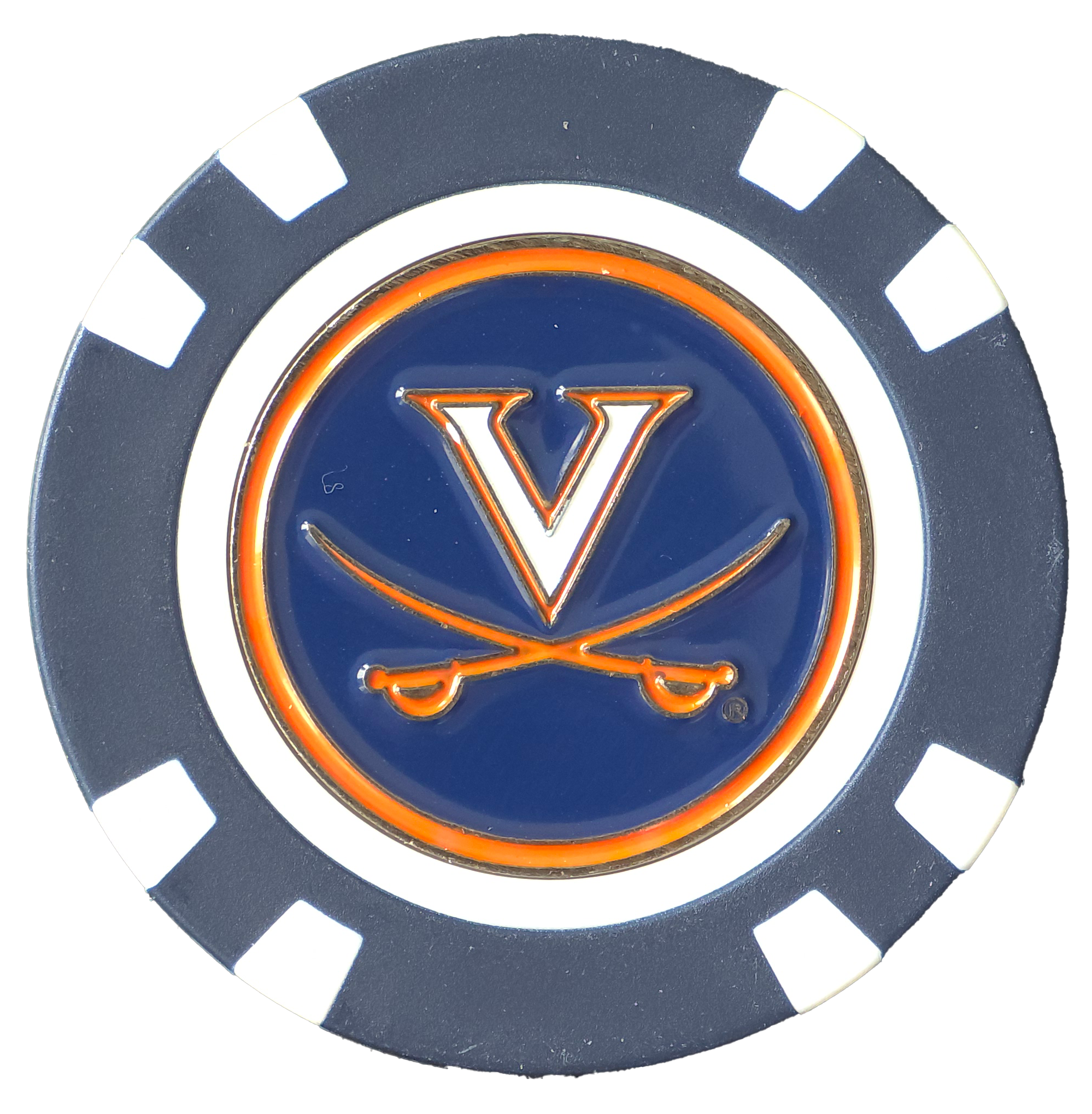Officially Licensed Virginia Cavaliers Poker Chip Ball Marker