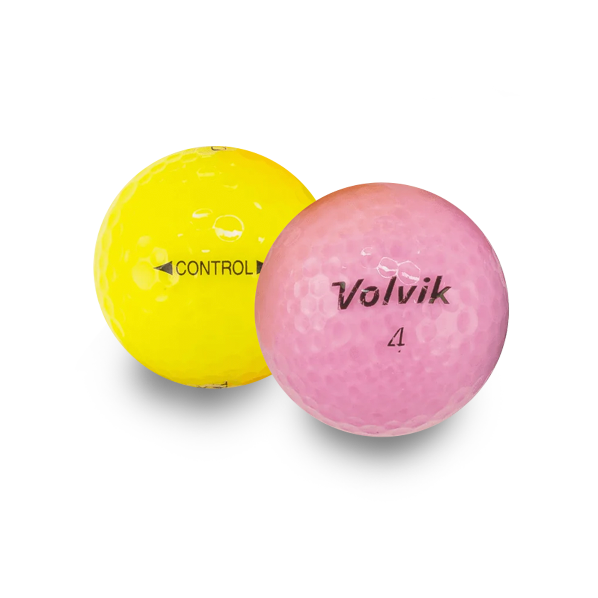 Used Volvik Crystal Mix Golf Balls - 1 Dozen