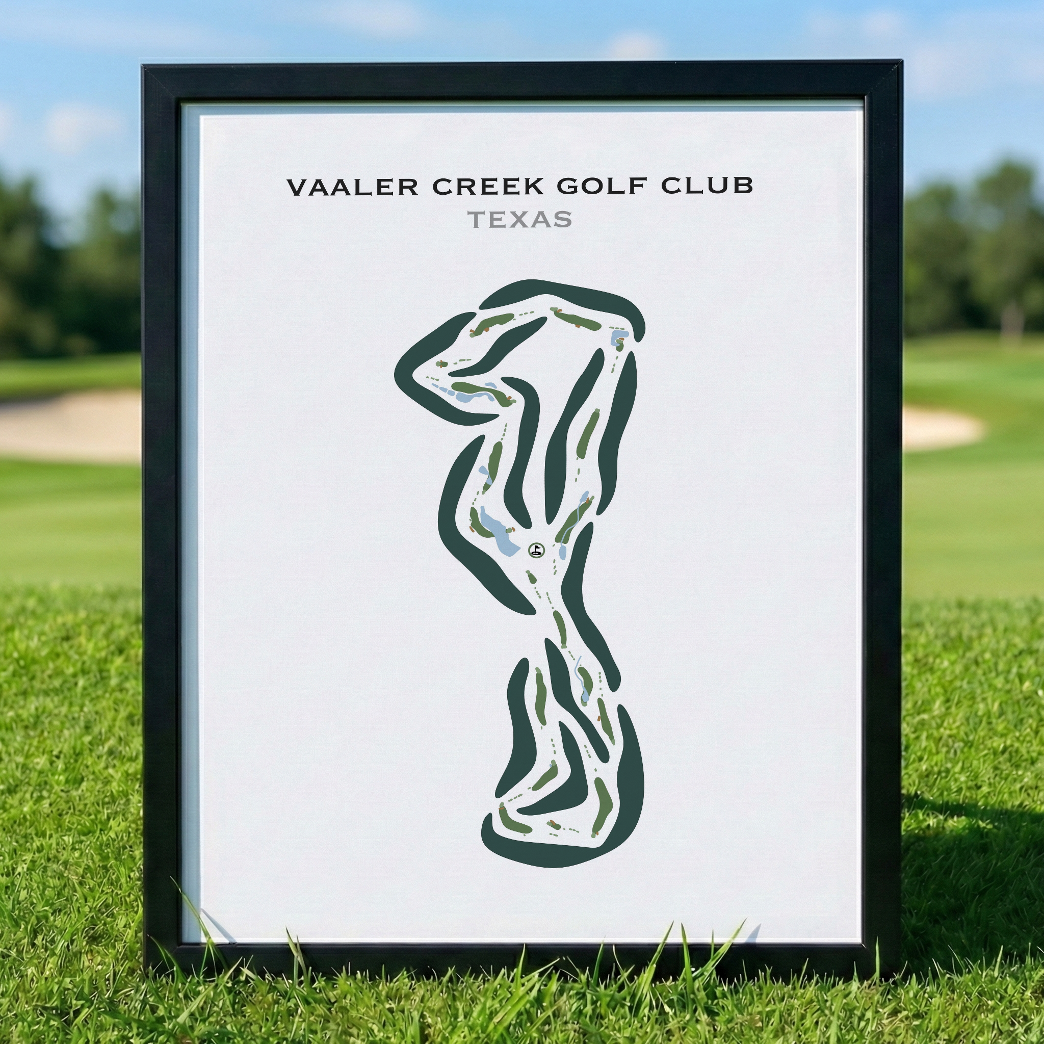 Vaaler Creek Golf Club, Texas - Printed Golf Courses