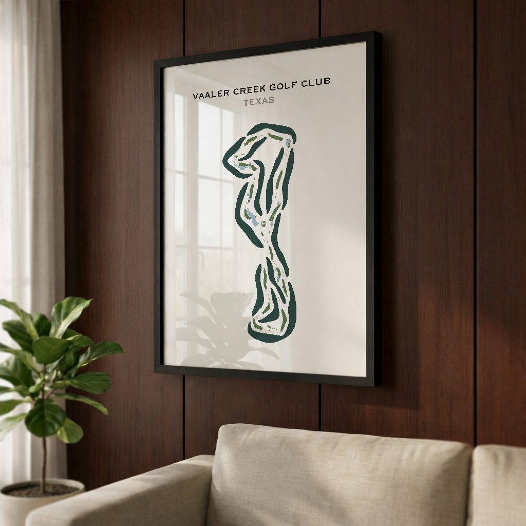 Vaaler Creek Golf Club, Texas - Printed Golf Courses