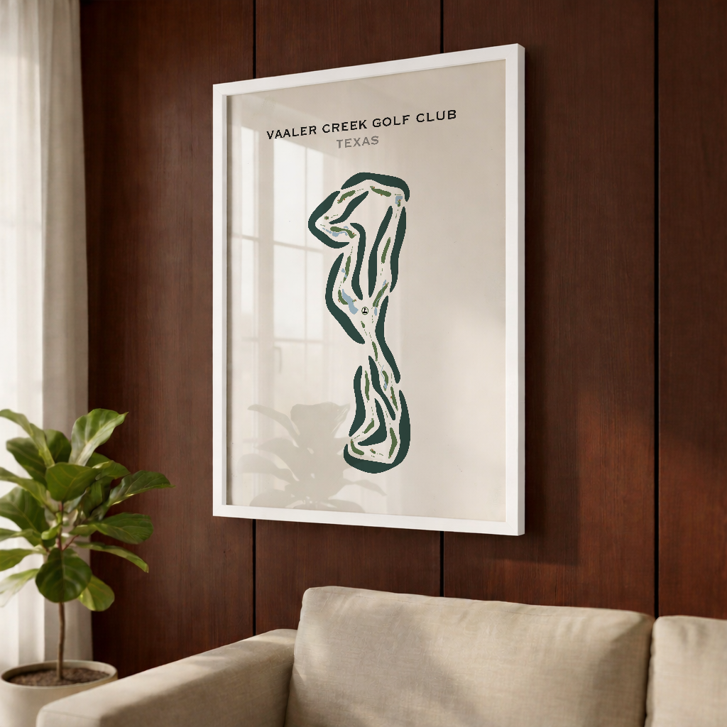 Vaaler Creek Golf Club, Texas - Printed Golf Courses